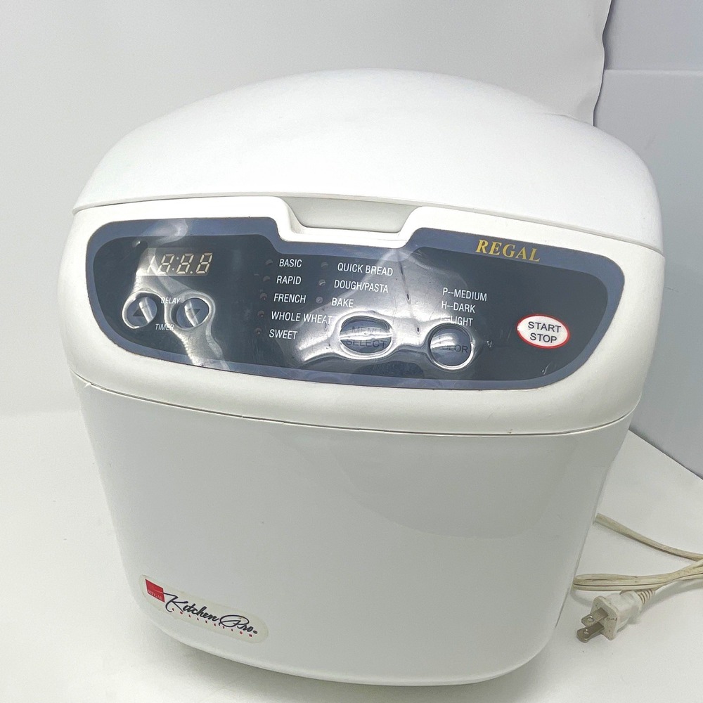 Kitchen Pro Regal Bread Maker K6725 White 120V 60Hz 560W Plastic/Metal